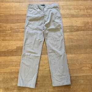 Dockers Premium slim fit sage green plaid straight leg pants size 30/29
b34